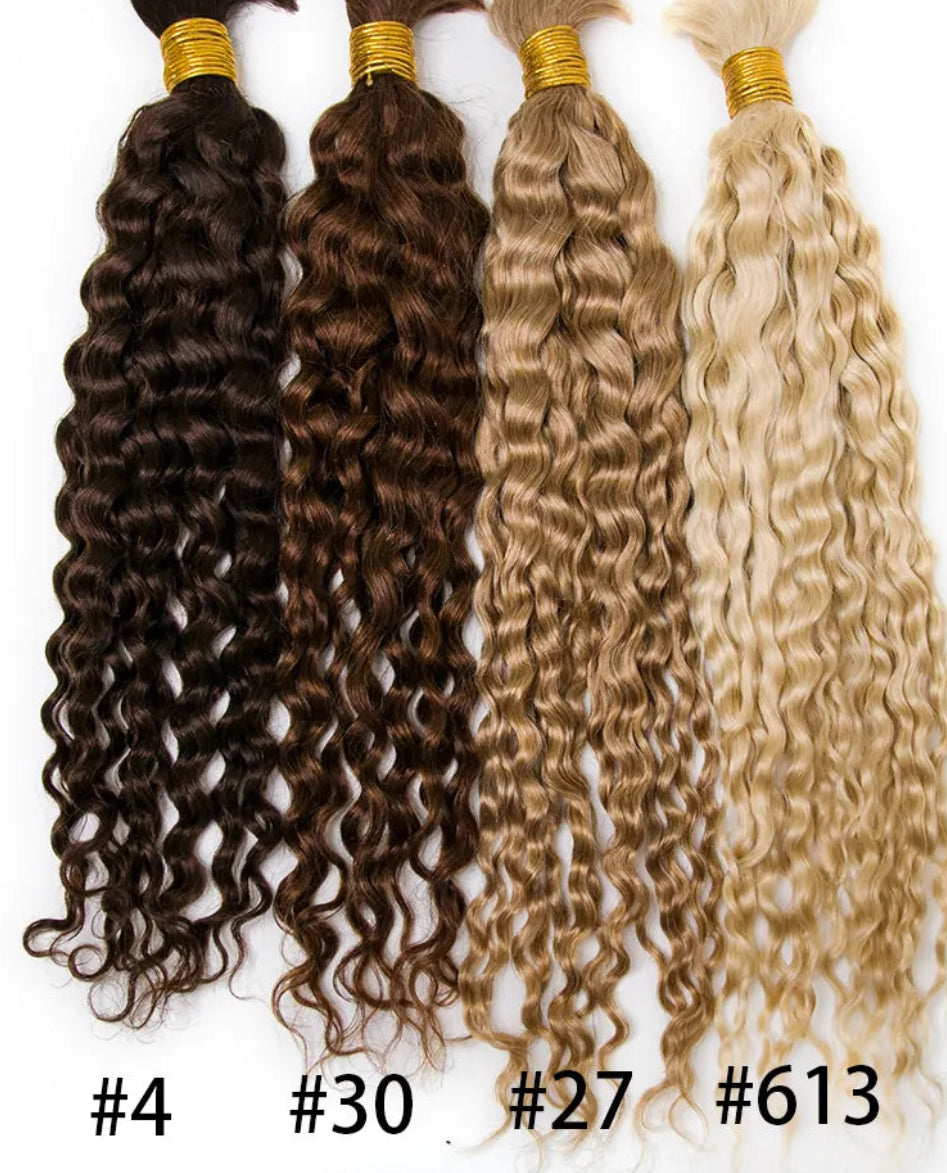 Deep Water Wave Human Bulk Single Drawn Hair