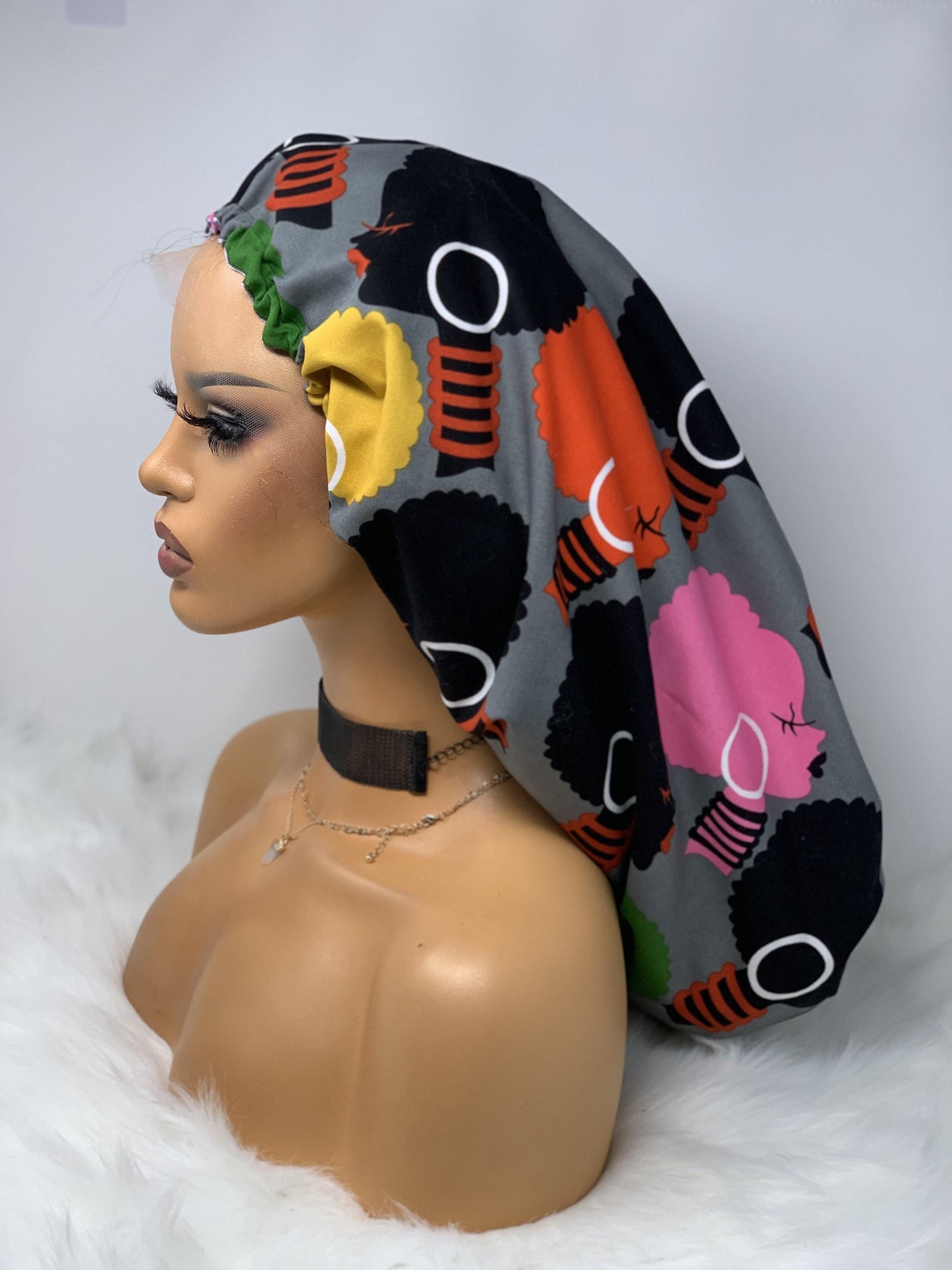 Big Hair Don't Care Satin Bonnet - NK LuXe Wigs
