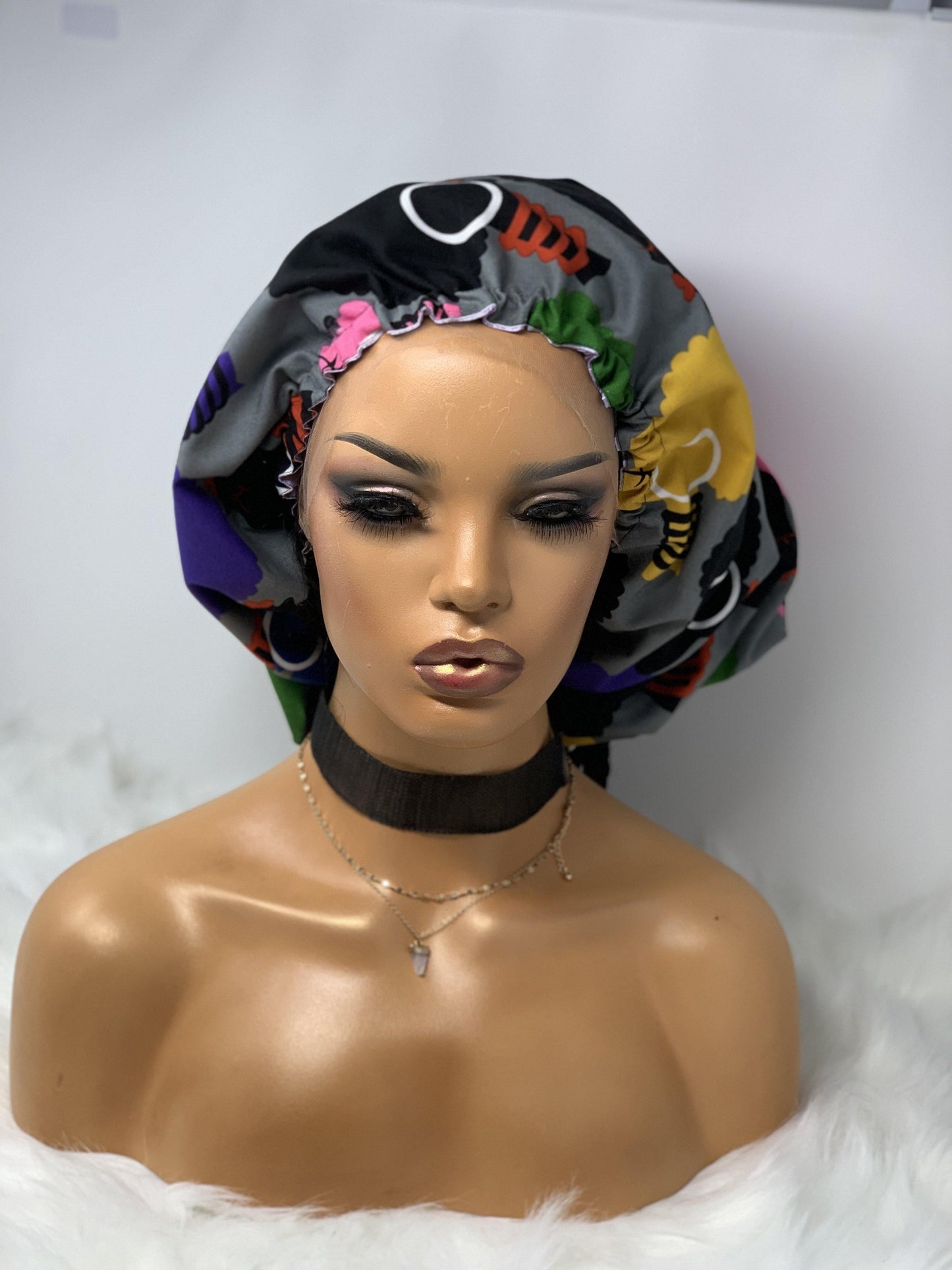 Big Hair Don't Care Satin Bonnet - NK LuXe Wigs
