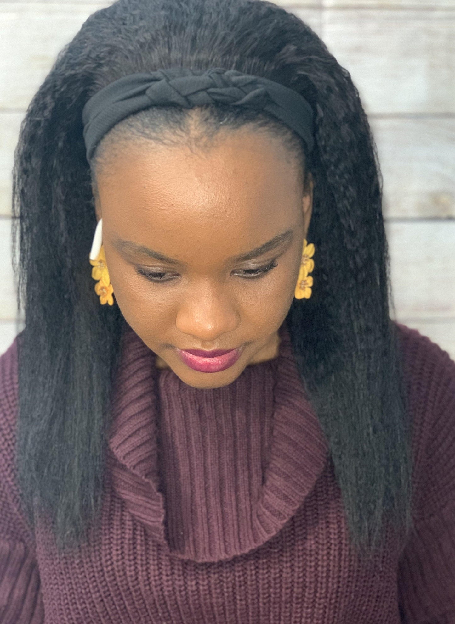 Moesha (Kinky Straight Headband Wig) - NK LuXe Wigs