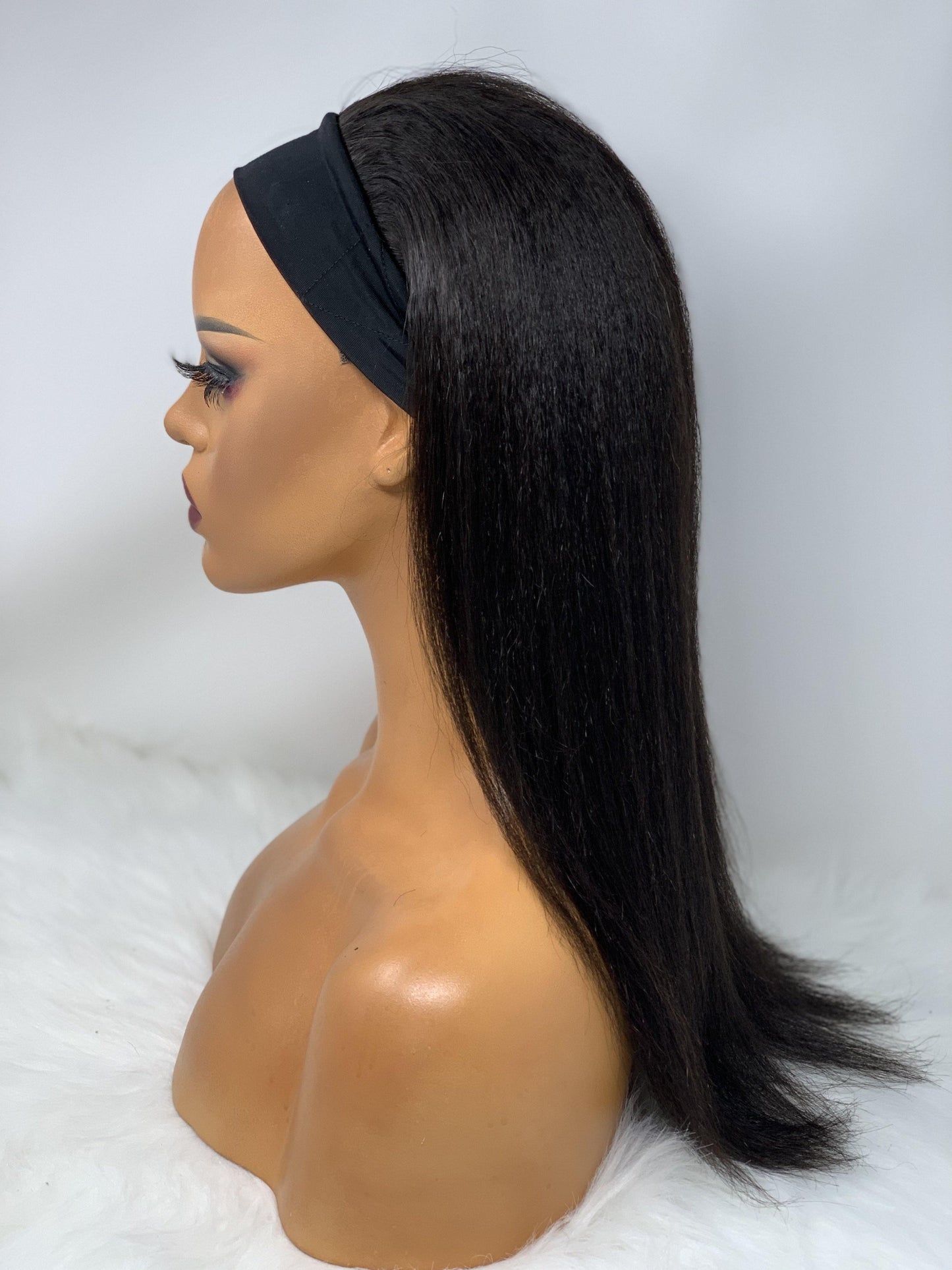 Moesha (Kinky Straight Headband Wig) - NK LuXe Wigs