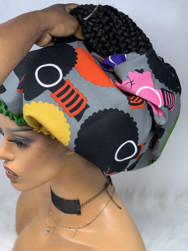 Big Hair Don't Care Satin Bonnet - NK LuXe Wigs